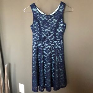 Girls Speechless Dress Size 12 Navy